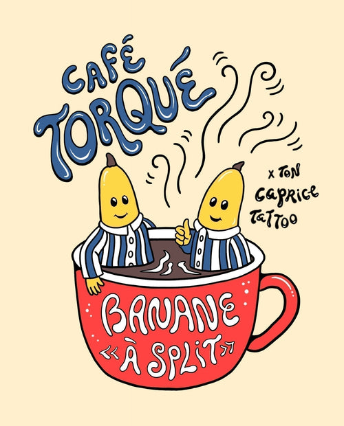 Nouveau café barriqué: Banane «à split» ! 🍌